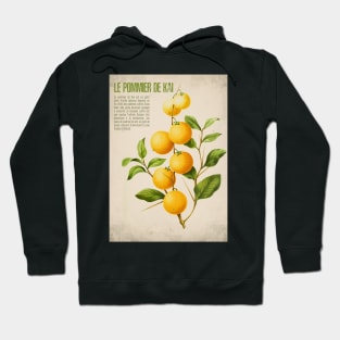 Old fruit poster - Kai's apple tree - Vintage - retro Hoodie